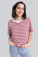 T-shirt Miss Marine Red Stripes