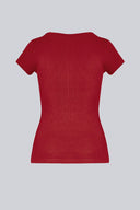 T-shirt Miss Womanly Wine Red