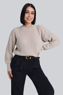 Sweter Miss Daily Taupe