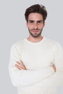 Sweter Mr Braid Creme