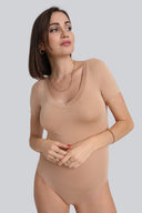 Body Miss Invisible Shortsleeve V-neck Nude