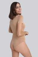 Body Miss Invisible Shortsleeve V-neck Nude