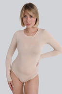 Body Miss Invisible Longsleeve C-neck Sand