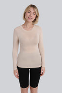 Longsleeve Miss Invisible C-neck Sand