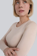 Longsleeve Miss Invisible C-neck Sand