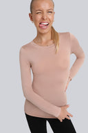 Longsleeve Miss Invisible C-neck Cappuccino