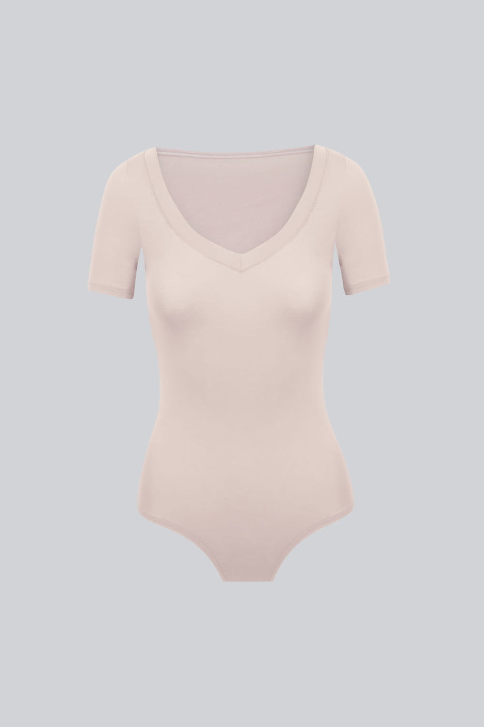 Body Miss Invisible Shortsleeve V-neck Sand
