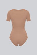 Body Miss Invisible Shortsleeve V-neck Nude