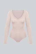 Body Miss Invisible Longsleeve V-neck Sand