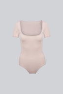 Body Miss Invisible Shortsleeve U-neck Sand