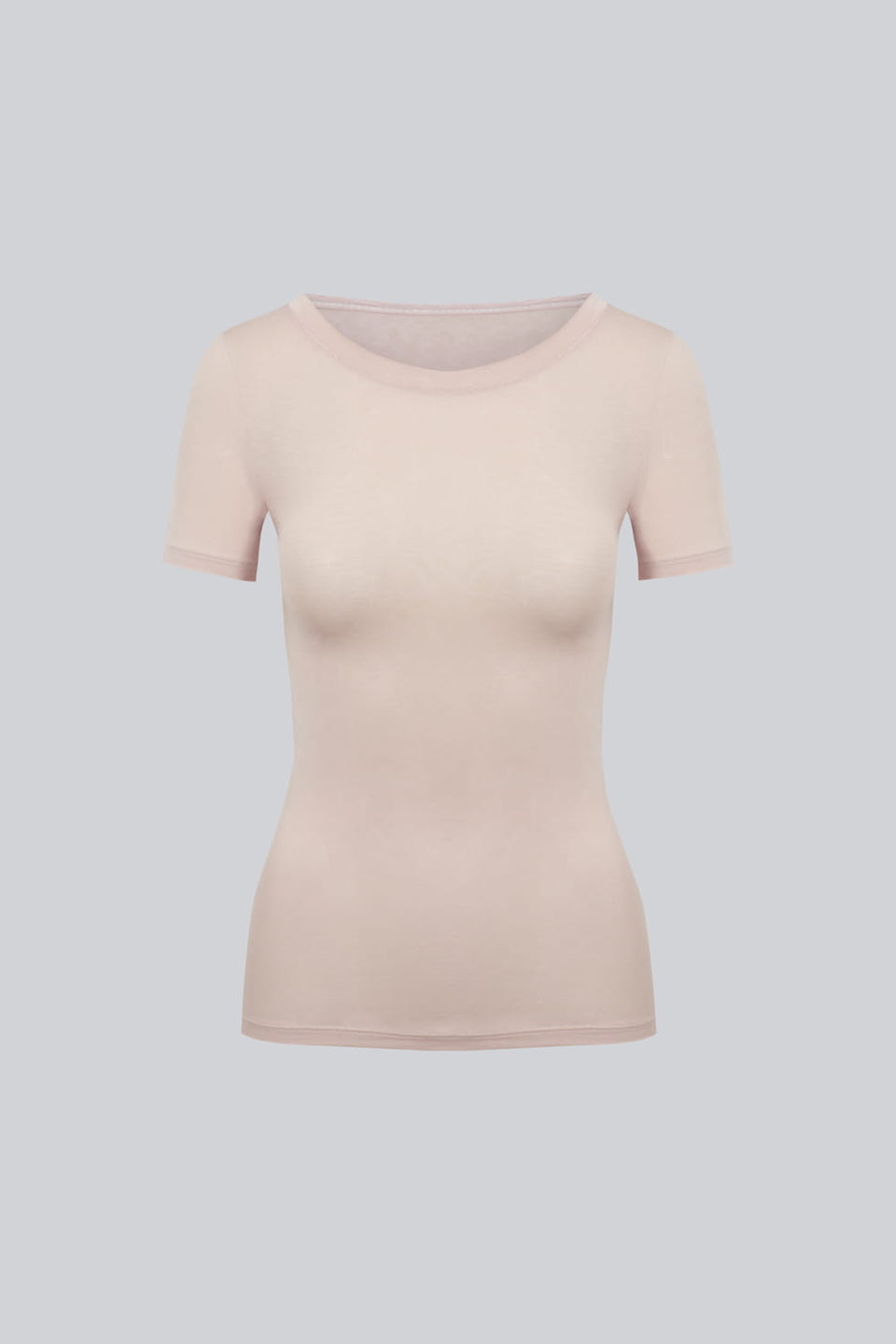 Miss Invisible C-neck T-shirt in Sand