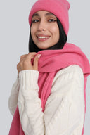 Szalik Miss Merino Pink