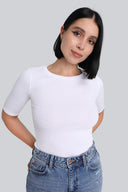 T-shirt Miss Lovable White