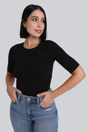 T-shirt Miss Lovable Black