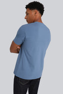 T-shirt Mr Classic Silver Blue