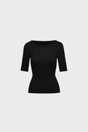 T-shirt Miss Lovable Black