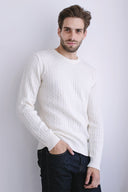Sweter Mr Braid Creme