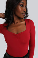 Body Miss Desire Wine Red