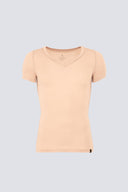T-shirt Mr Invisible V-neck Nude