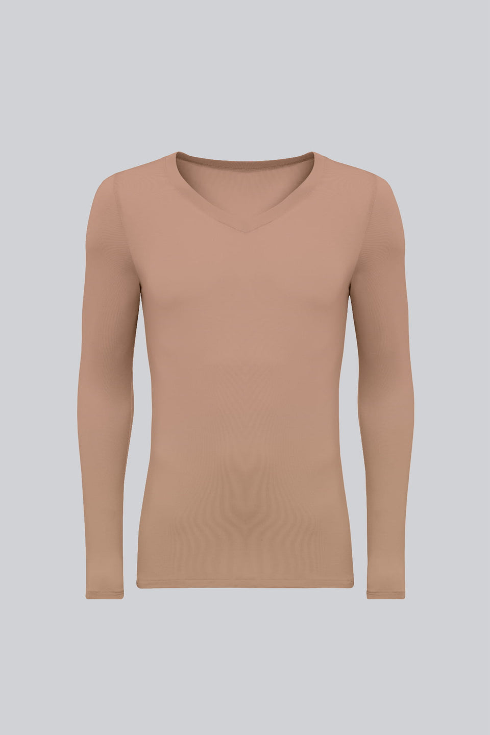 Longsleeve Mr Invisible V-neck Nude