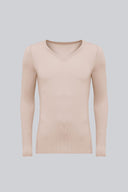 Longsleeve Mr Invisible V-neck Sand