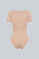 Body Miss Invisible Shortsleeve U-neck Nude
