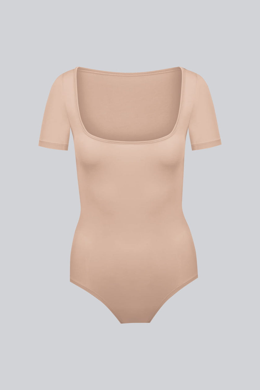 Body Miss Invisible Shortsleeve U-neck Nude