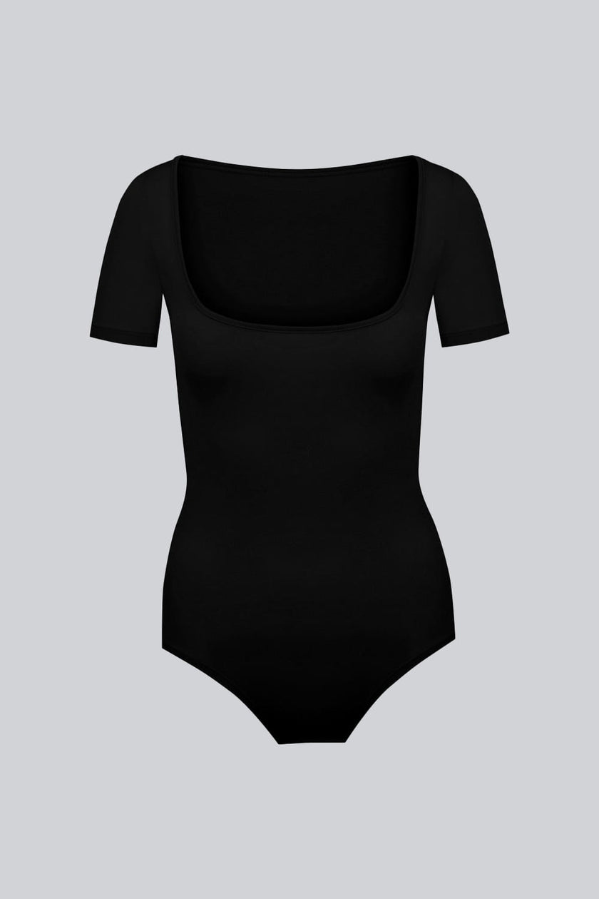 Body Miss Invisible Shortsleeve U-neck Black