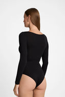 Body Miss Invisible Longsleeve U-neck Black