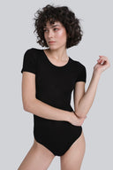 Body Miss Invisible Shortsleeve C-neck Black