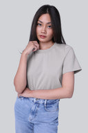 T-shirt Miss Mighty Silver Grey
