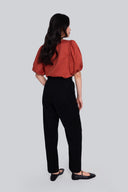 Bluzka Miss Ladylike Red Brown