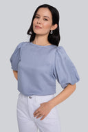 Bluzka Miss Ladylike Light Blue