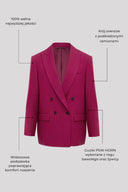 Marynarka Miss Bold Magenta