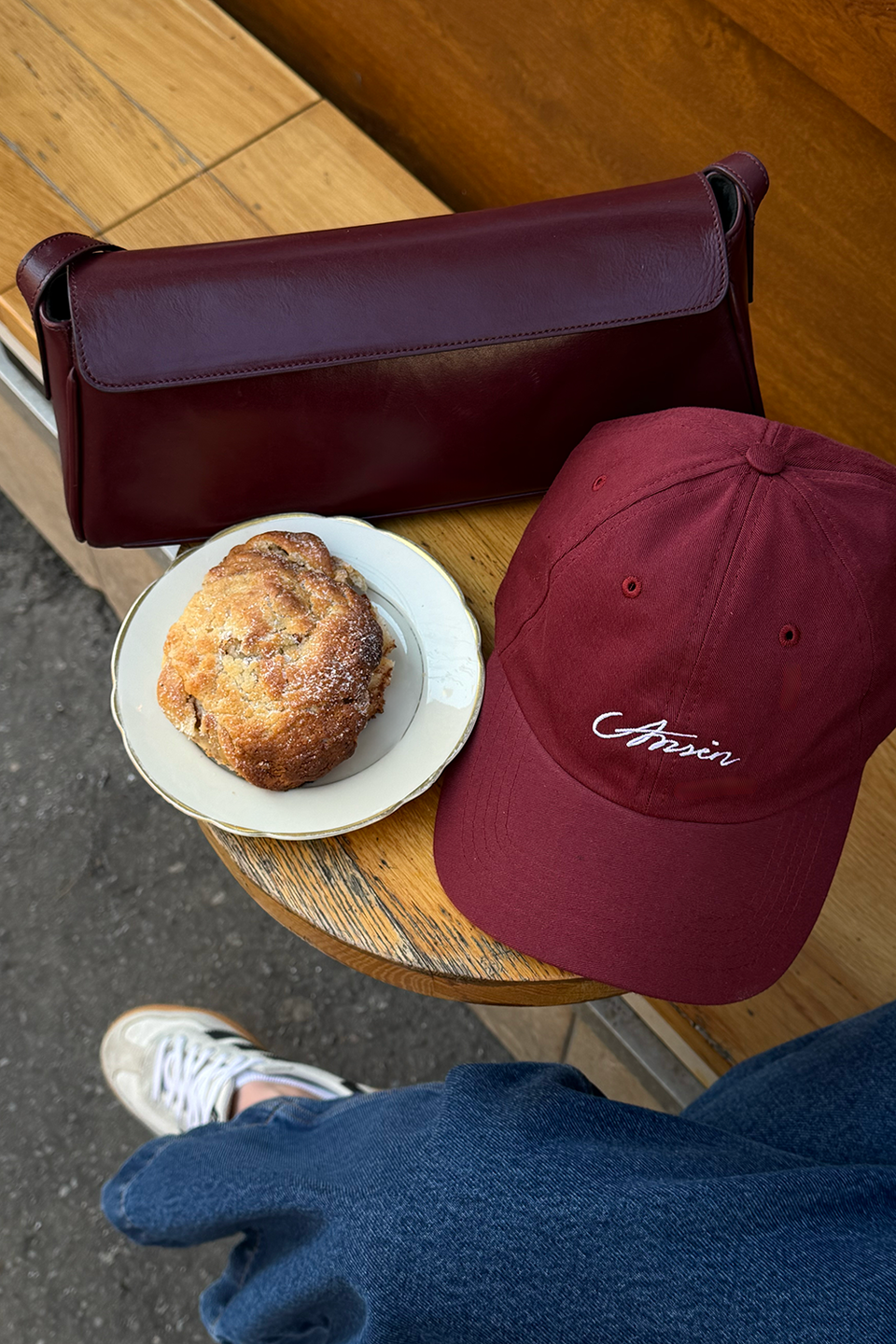 Miss Sole Burgundy Cap