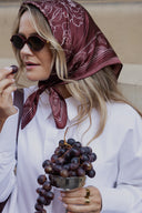 Apaszka Silky Wind Burgundy