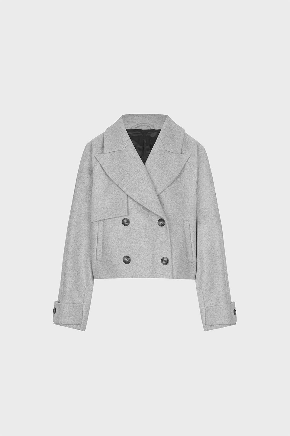 Miss Decency Jacke in Light Grey