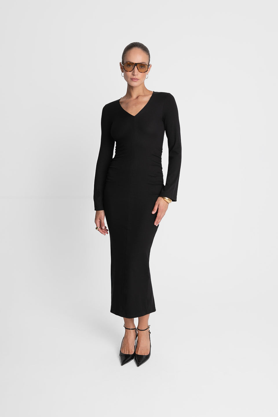 Miss Sleek Black Dress