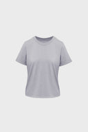T-shirt Miss Mighty Silver Grey