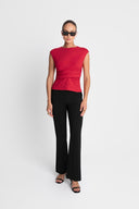 T-shirt Miss Tangled Red