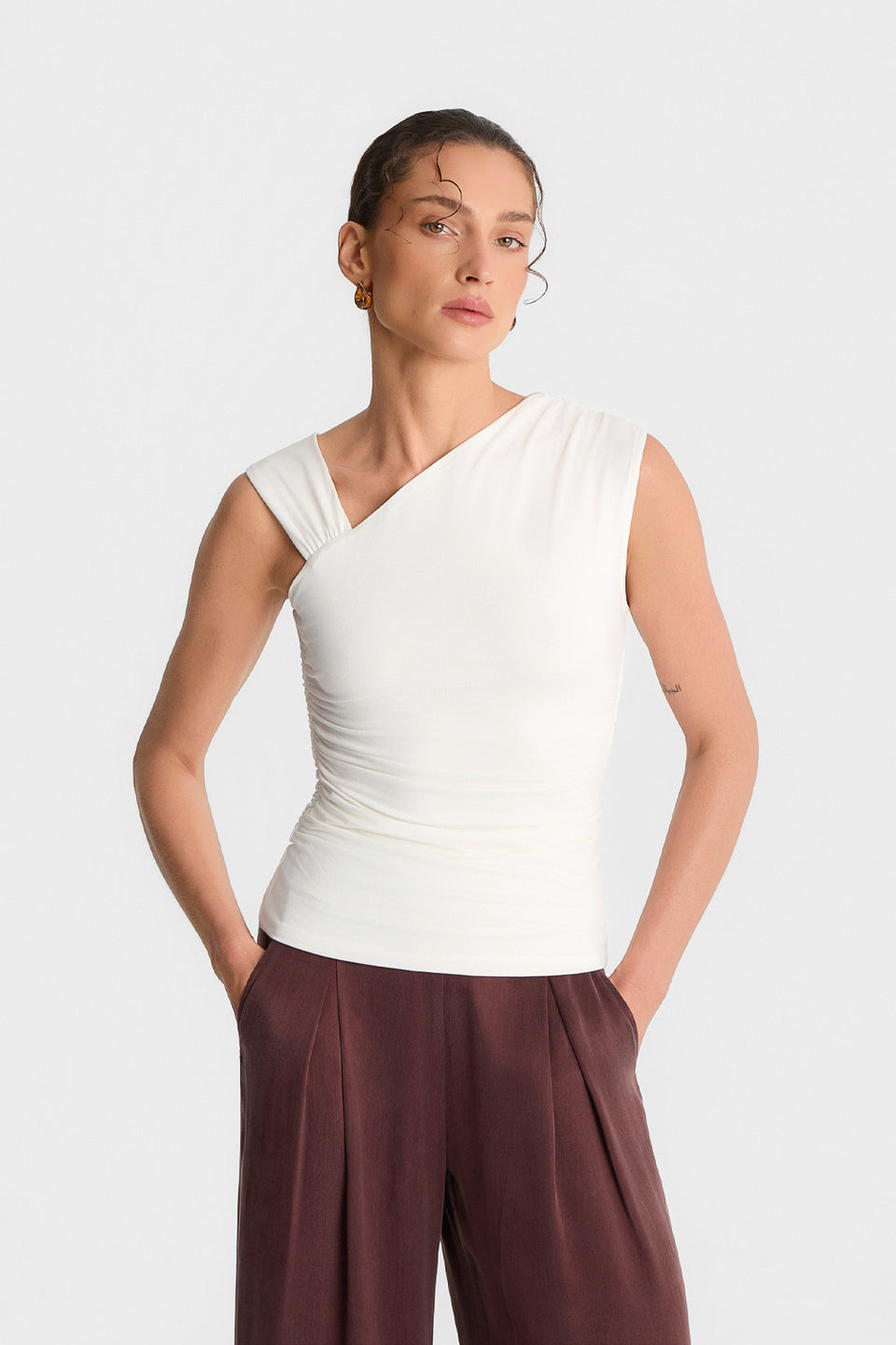 Top Miss Rea Off White