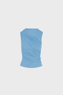 Top Miss Sculptural Light Blue