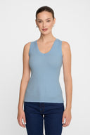 Top Miss Ribby Light Blue