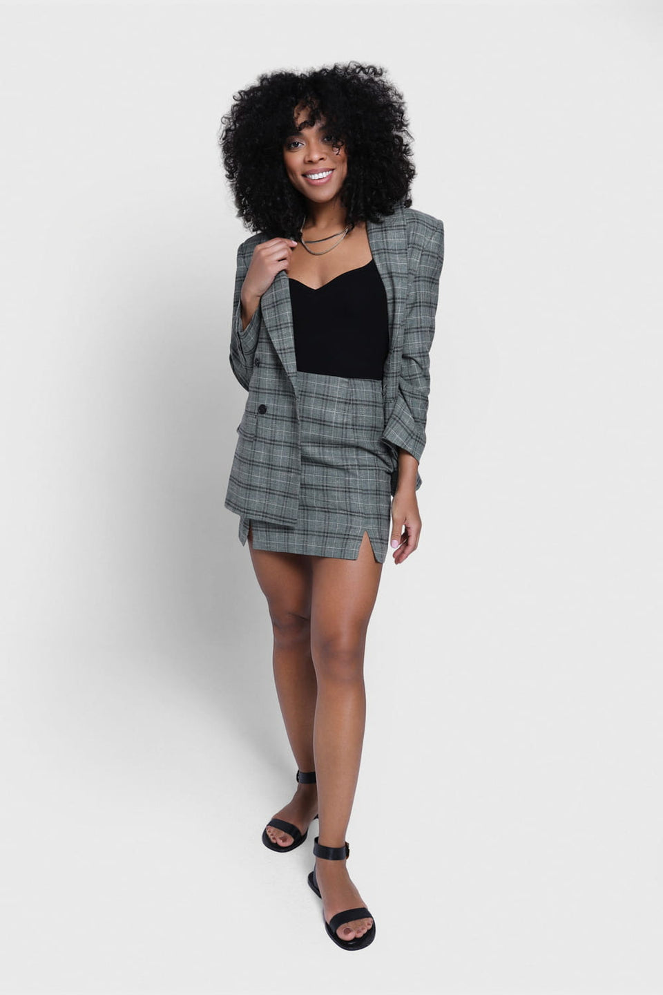 Miss Preppy Green Skirt