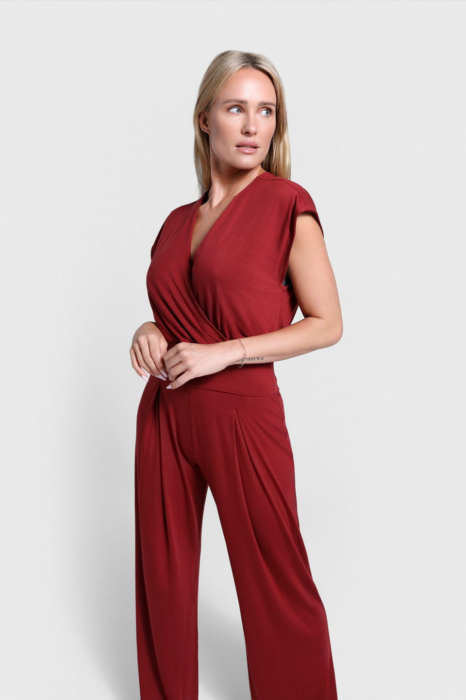 T-shirt Miss Serene Red Brown