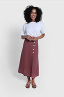 Spódnica Miss Coastal Red Brown