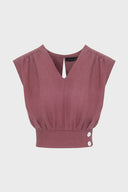 Top Miss Coastal Red Brown