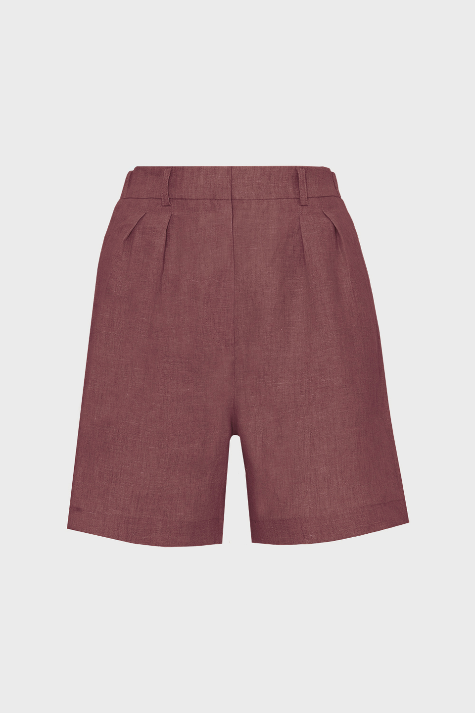 Miss Holiday Red Brown Shorts