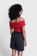 Top Miss Lavish Red