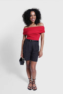 Top Miss Lavish Red